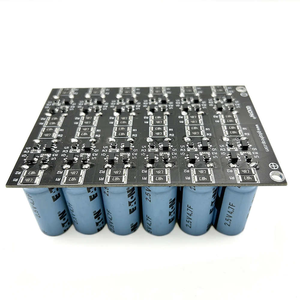 1Set ETN 60V0.2F Series Connection Bank Large Current 2.5V4.7F 24Pcs Automobile Rectifier Module For Backup Power Supply