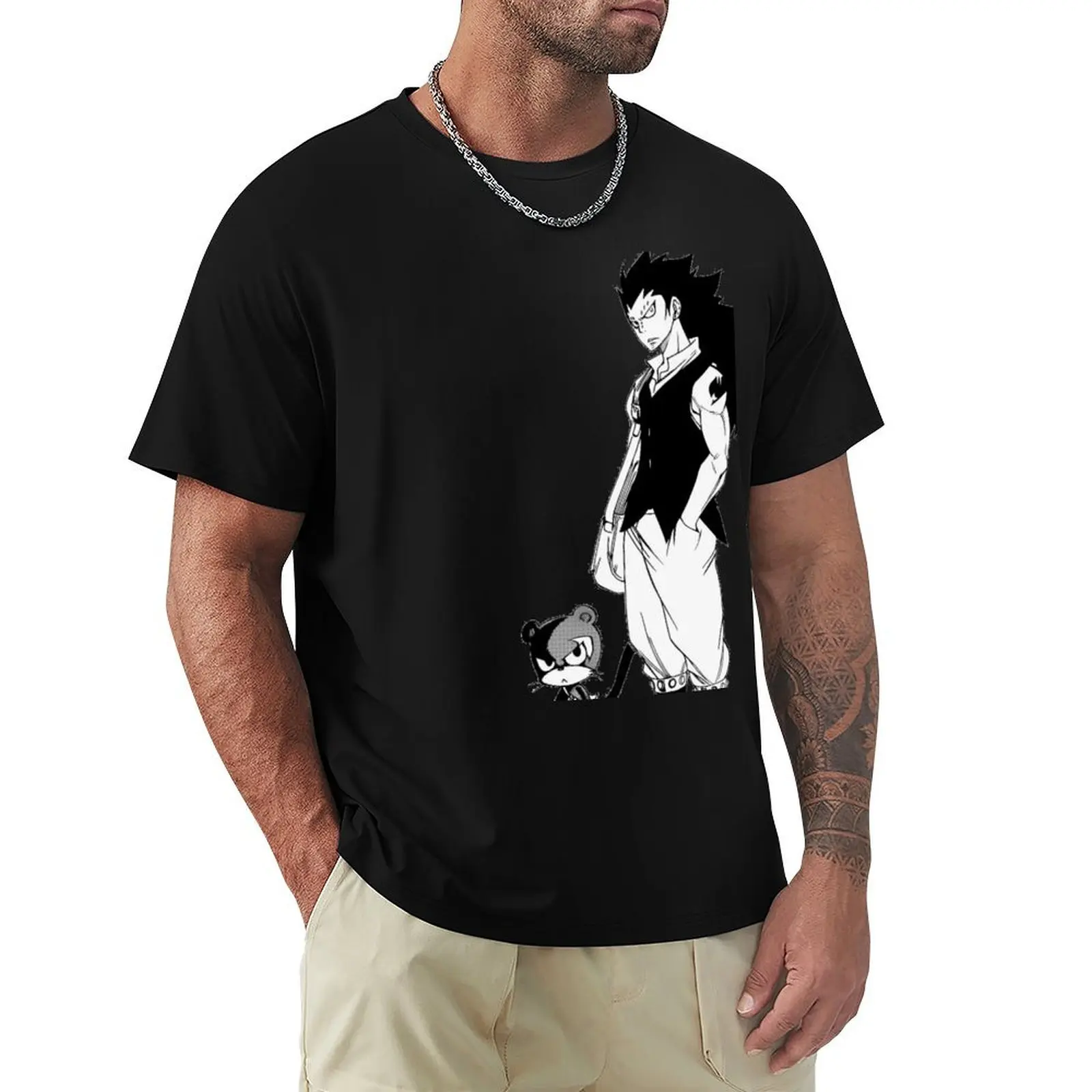 

Gajeel T-Shirt Work Outdoor T-Shirt for Men
