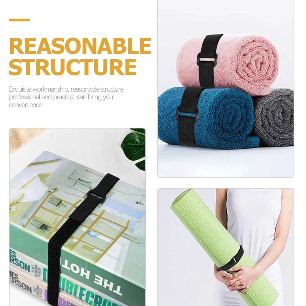 

1Set Cable Tie Hook Loop Strap Buckle Adjustable Reusable Securing Nylon Cinch Strap for Organizer Storage Cord Management