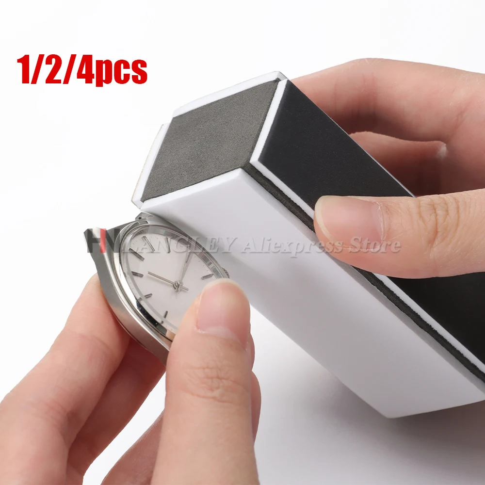 1/2/4pcs Watch Cleaner Rod 4 Sides Mesh Polishing Files Wrist Watch Parts Clean Polish Tool Rod For Watchmaker Accessories Tools