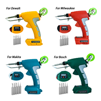 75W Cordless Soldering Iron Kit for Dewalt/Milwaukee/Makita/Bosch 18V Battery Fast Welding Tools Electric Solder Gun(No Battery)