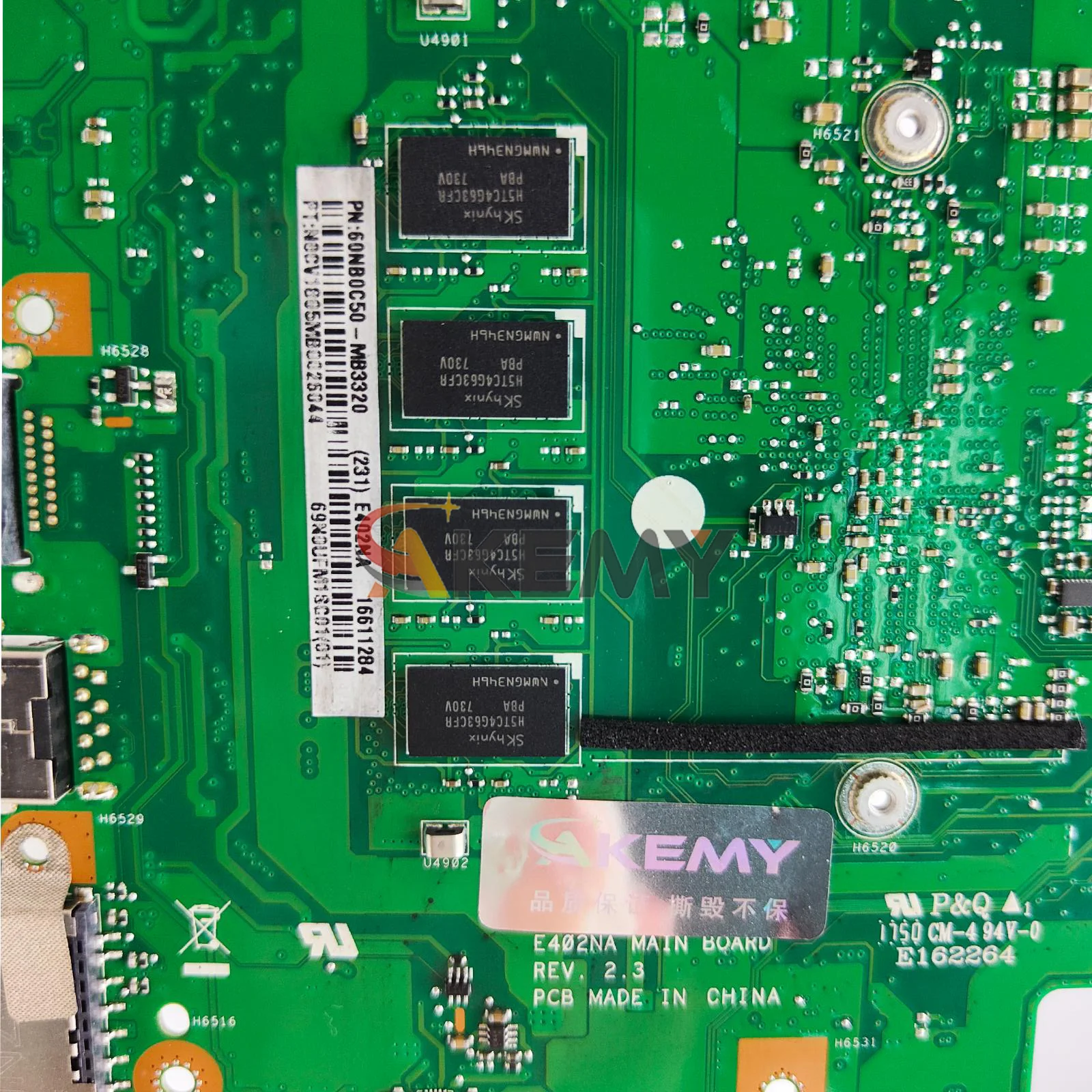 لوحة أم للكمبيوتر المحمول E402NA لـ ASUS EeeBook E402NA E402N R417N اللوحة الرئيسية للكمبيوتر المحمول مع وحدة المعالجة المركزية Celeron 100% اختبار موافق شحن سريع