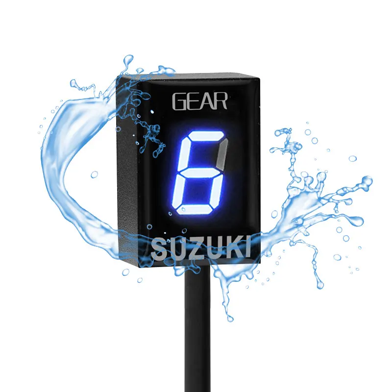 Mortorcycle speed gear display indicator for suzuki gsf 650 800 V-Strom GSXR 600 SV650 750Ecu Plug Mount Intruder