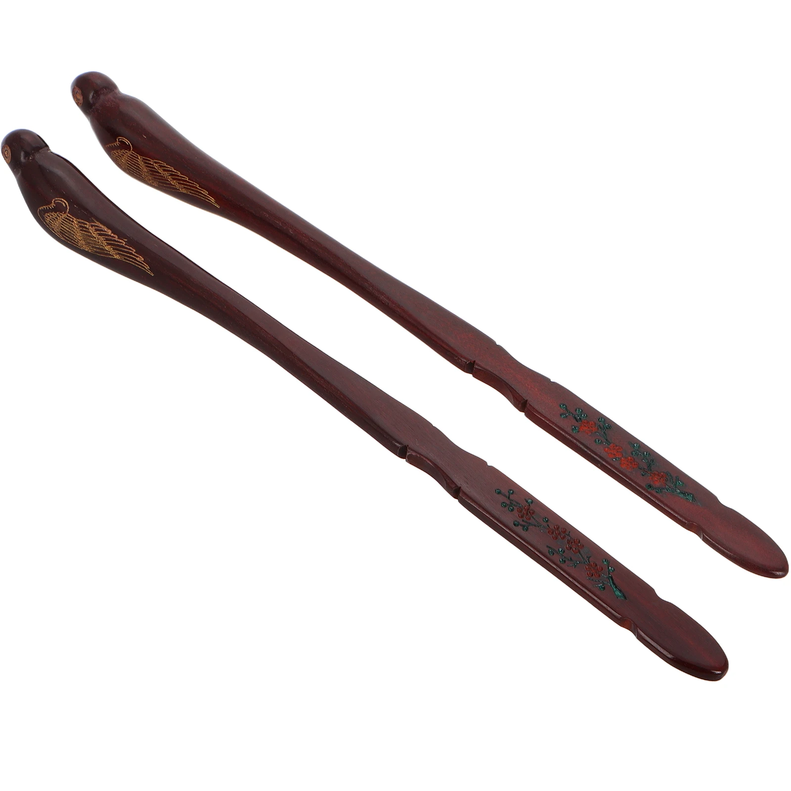 

2Pcs Large Yangqin Practice Hammers Bird Style Rosewood Dulcimer Exercise Tools Yangqin Playing Tools for Beginners and Pros