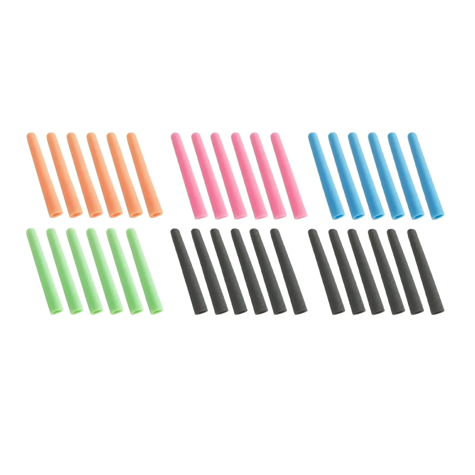 

12x Trampoline Pole Foam Sleeves Pipe 2 Colors Protector Portable Protective Covers for Garden Children Trampoline Accessories