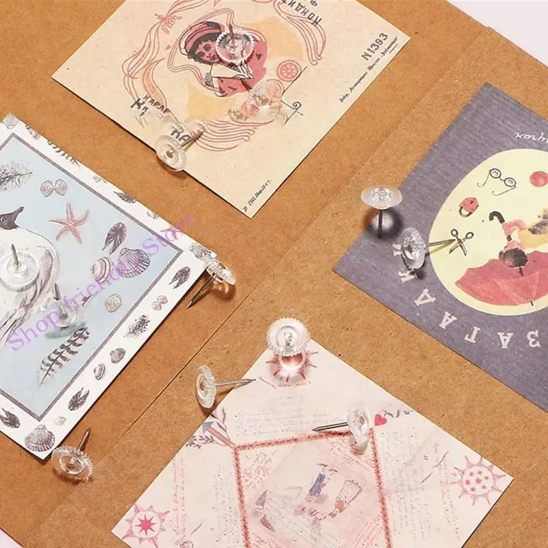 594A 100 PCS Pushins صغيرة للمنزل لمدرسة رياض الأطفال