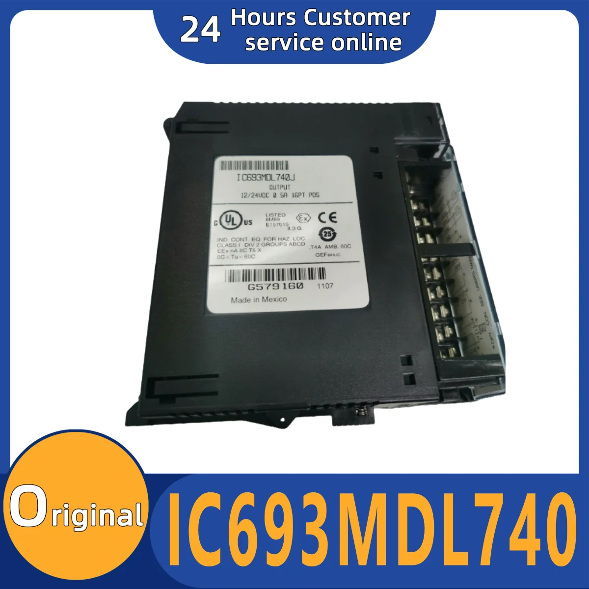 

Новый оригинальный модуль IC693MDL740 IC693MDL653AA IC693MDL241