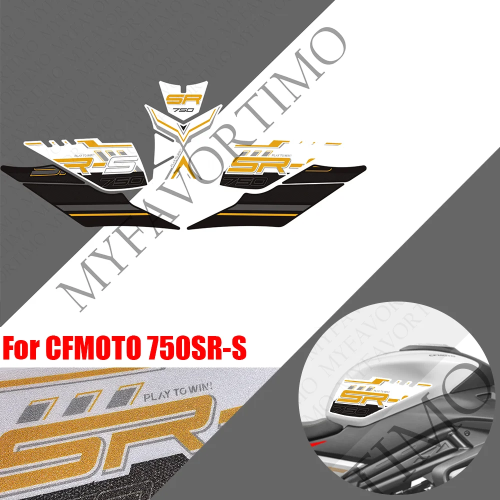 

For CFmoto 750SR-S 750SRS 750 SRS SR S 750SR Motorcycle Bike Tank Pad TankPad Cap Grips Gas Fuel Knee Stickers Decals Protector