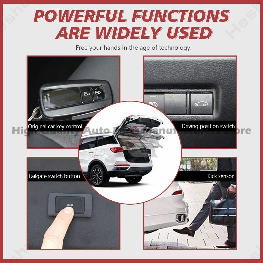 One Pair For Porsche Cayenne 92A 958 2011 2012 2013 2014 Power Hatch Lift Support Electric Tailgate Gas Struts Replacement 95851