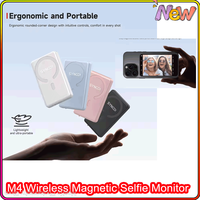 SYNCO XView M4 Wireless Magnetic Selfie Monitor Screen For Smartphone Selfie Vlog Live Stream Video Recording VS KingMa SHIMBOL