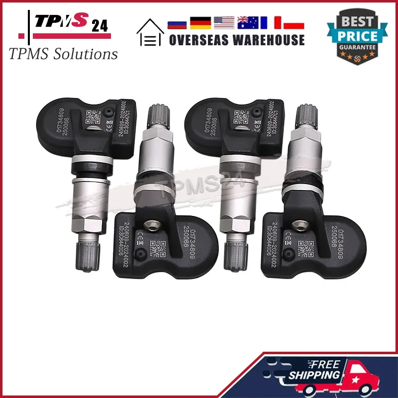 TPMS sensore di monitoraggio della pressione dei pneumatici 01734809 433MHz per Geely Emgrand EV500 Vision X3 Coolray ePro Binray ICON Yuanjing S1