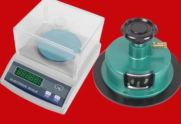 100 Sqcm Round Sample Cutter+precision electronic balance scale 600g 0.01g 220V High Quality VV