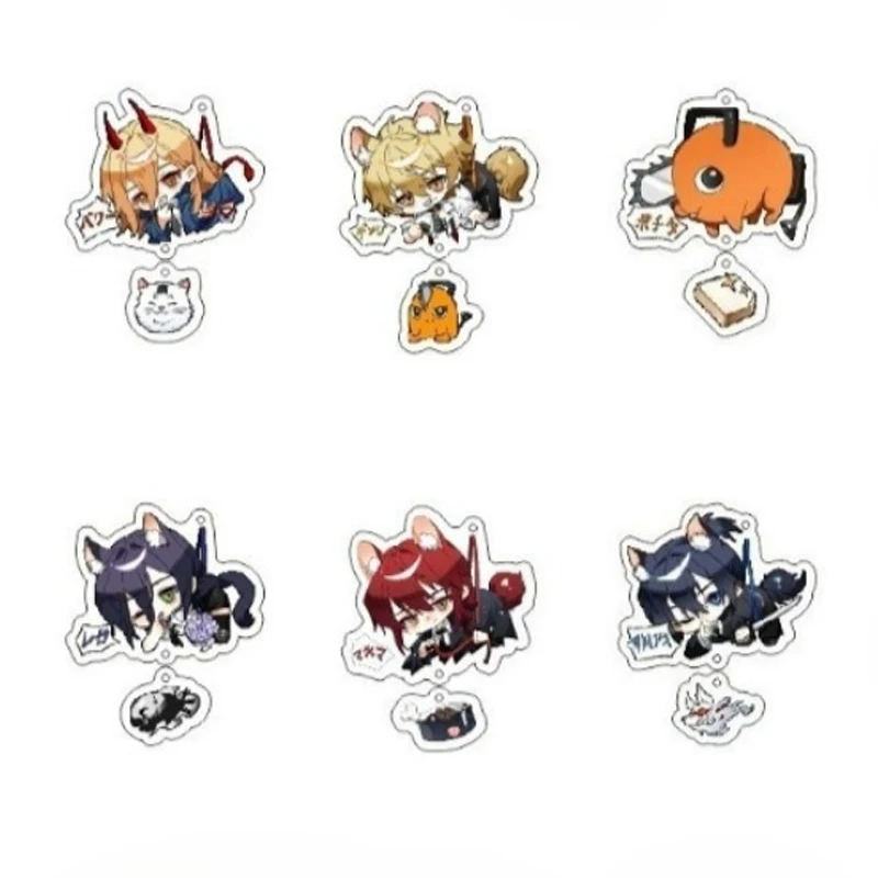 

Аниме-атрибутика «Человек-бензопила»: акриловый кулон с фигуркой Резе, акриловая фигурка Почиты, акриловый брелок, декоративные игрушки-подарки с Денджи и Макимой