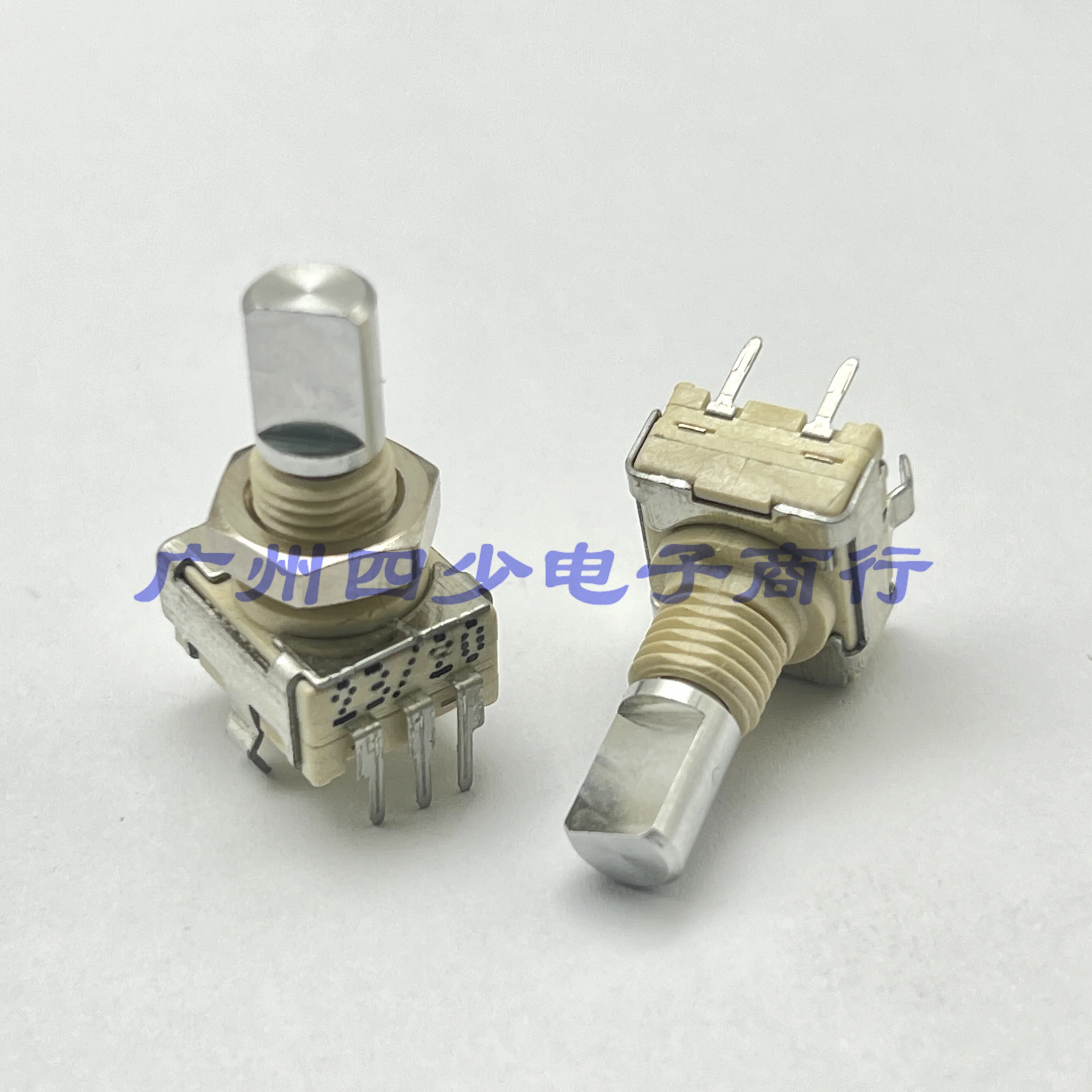 2 PCS imported German DDM427 16 bit encoder with push switch 5-pin handle length 15mm