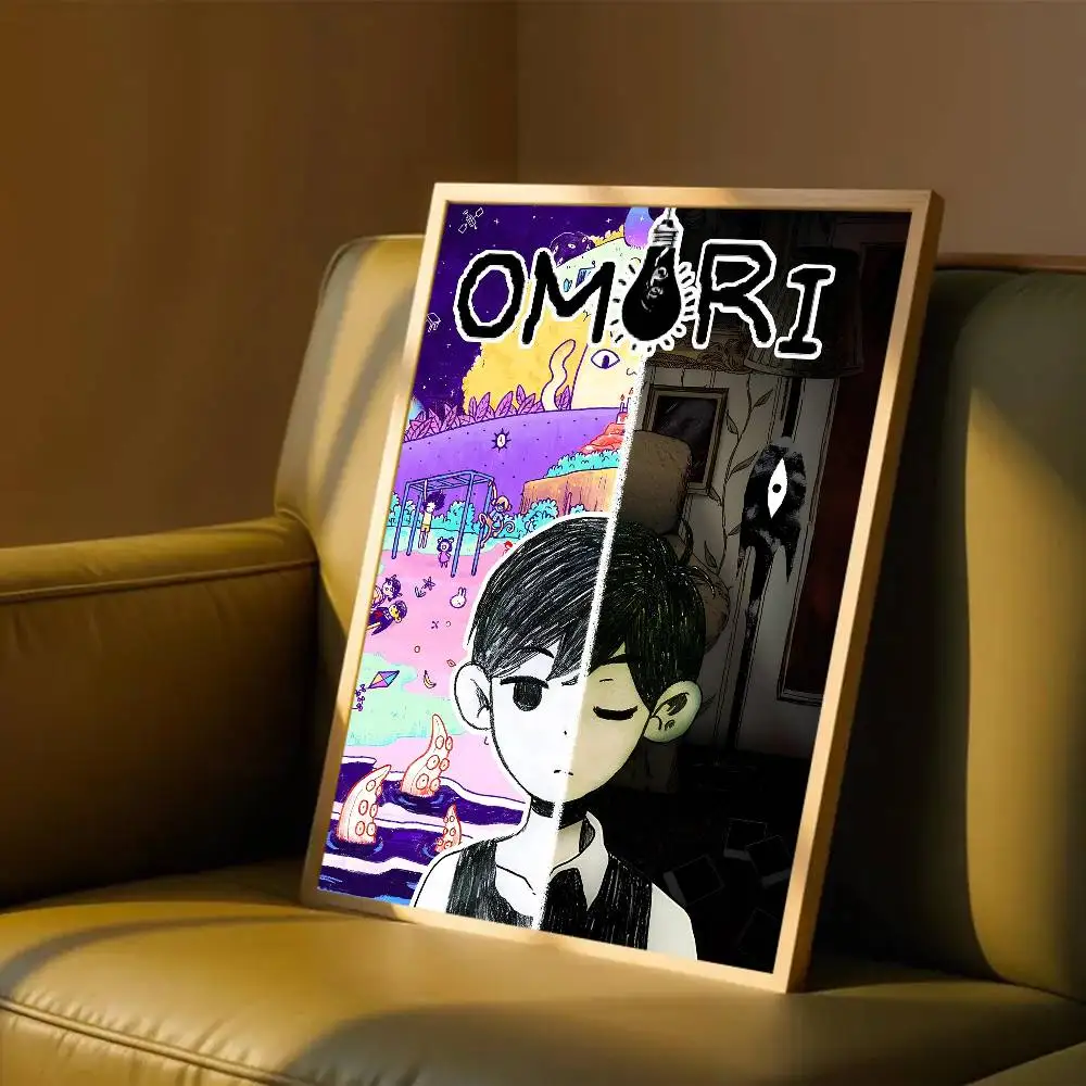 Hot Game O-Omori DIY Sticky Poster Whitepaper Prints Posters