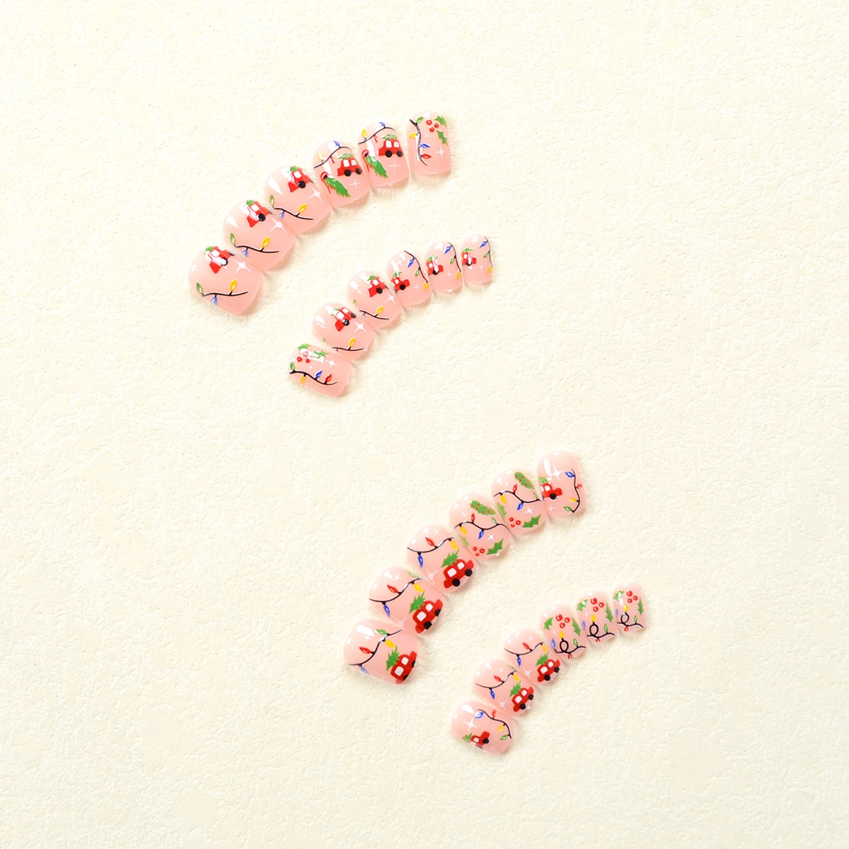 Curto Oval Prego Patch Set, cor dos desenhos animados cinto de luz, carro Pattern Armadura desgaste, bonito, 24 pcs