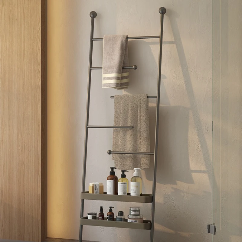 Minimalist style towel rack bathroom rack bathroom high-end bathroom toilet towel rack