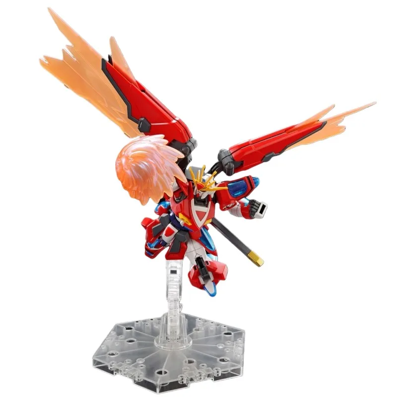 متوفر في المخزون بانداي حقيقية HG 1:144 شين حرق جاندام جاندام أنيمي عمل الشكل التجمع نموذج اللعب الهدايا