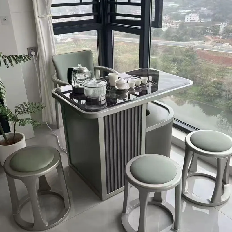 household balcony simple creative , combination minimalist small apartment  living room furniture