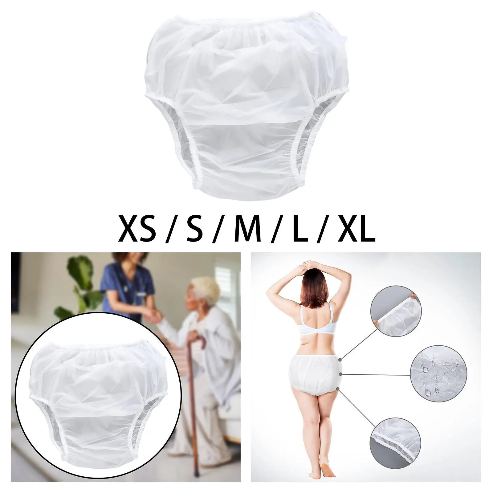 

Adult Resistant Elastic Reusable Versatile Use Leakproof Breathable for Elderly Senior People Old People Disabled