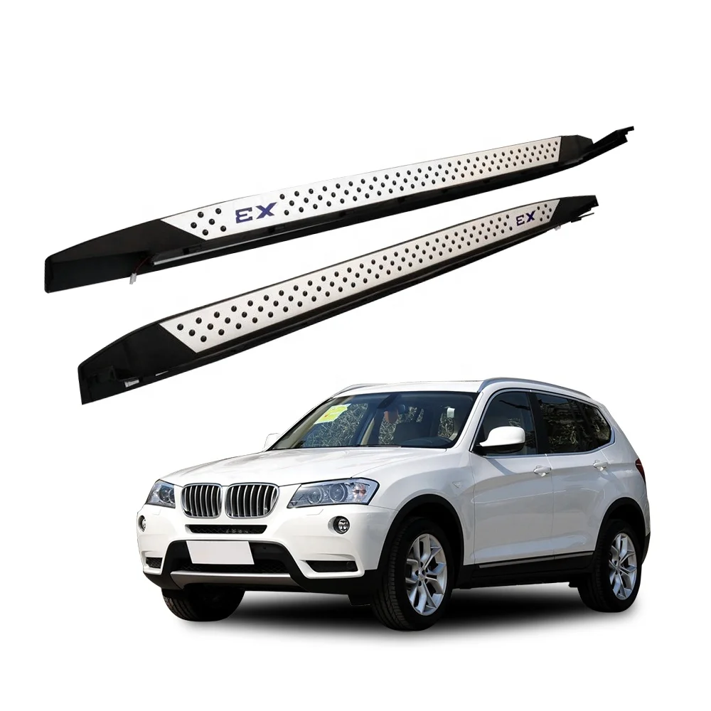 

Modification Original Factory Sale Custom logo Fixed Auto Footstep Pedal Running Board Side Steps Nerf bar for 2011 X3 Side