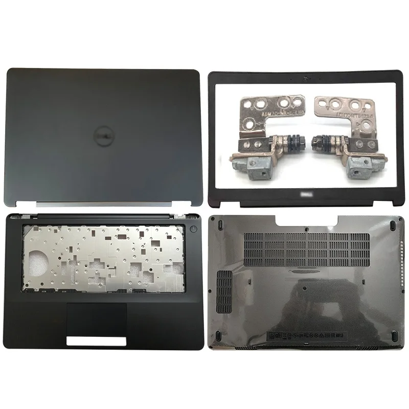 NEW Laptop LCD Back Cover/Front Bezel/Hinges/Palmrest/Bottom Case For DELL Latitude 5470 E5470 Non-Touch 0C0MRN 0DK4RC 0TJY1D