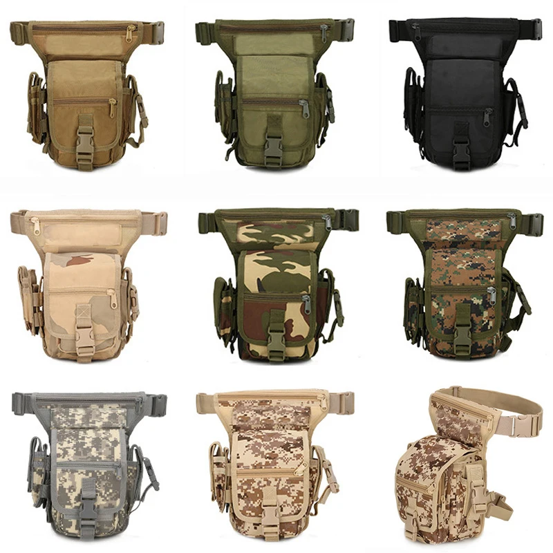 

Outdoor Tactical Waist Pack Pouch Men Hunting Airsoft Sport Bag Oxford Drop Leg Bag Multipurpose Utility Bag