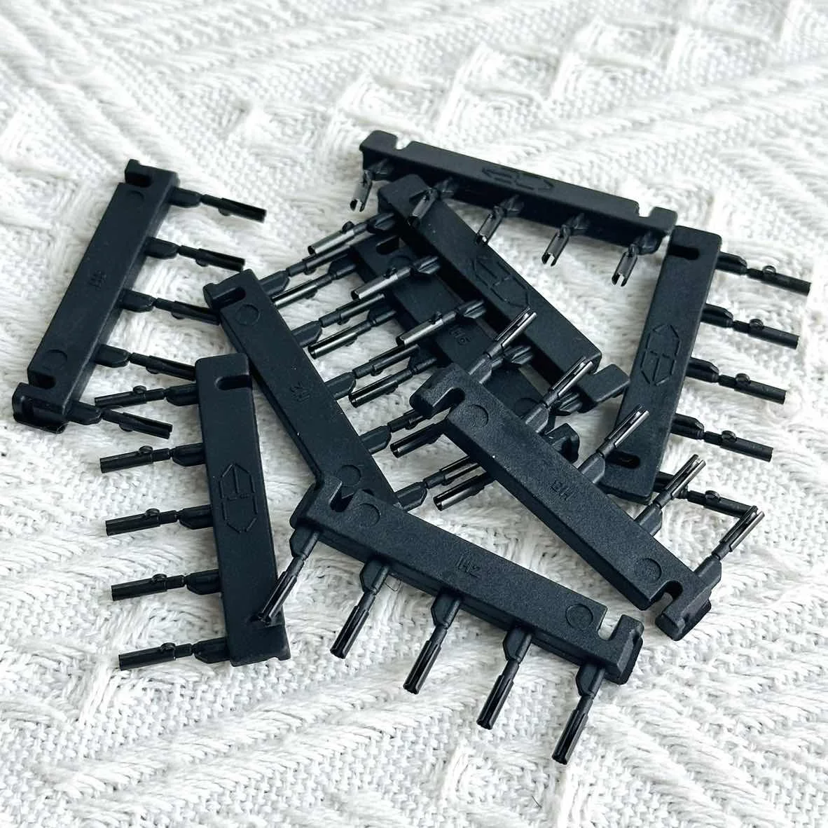 40 قطعة 6D-1/2 آلة وصلات الشعر الشعر البشري لتوصيل الشعر مشبك كليب أسرع لا أثر معدات الصالون