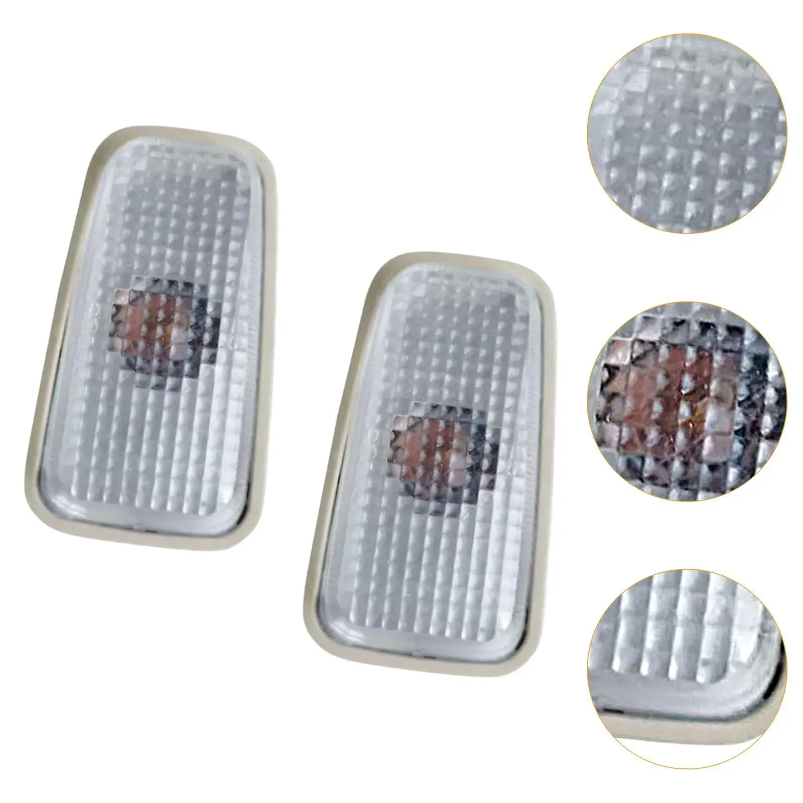 Side Marker Repeater Indicator Lights Enhanced Visibility ABS Material for Peugeot 406 1998-1999