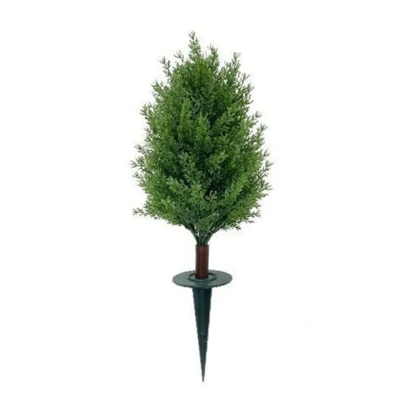 

Искусственное дерево в горшке, украшение для дома и отеля, пол, зеленое растение, орнамент, украшение, имитация сосны и кипариса