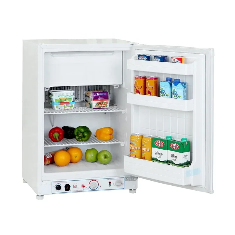&For Solid Door 12V Gas Powered Mini Refrigerator Fridge