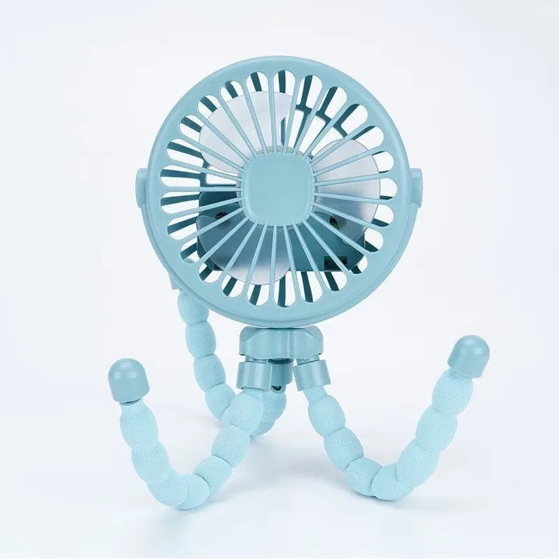 USB-Lade-Oktopus-Ventilator Kinderwagen-Ventilator Multifunktions-Ventilator