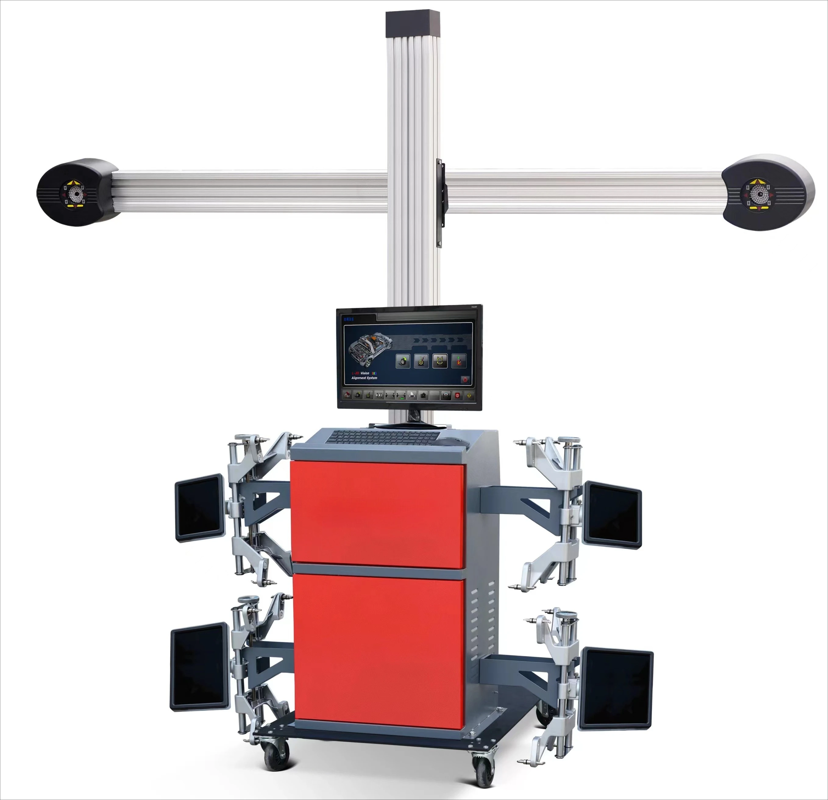 X-831E 3D Car Wheel Aligner Efficient Four Wheel Alignment Tool