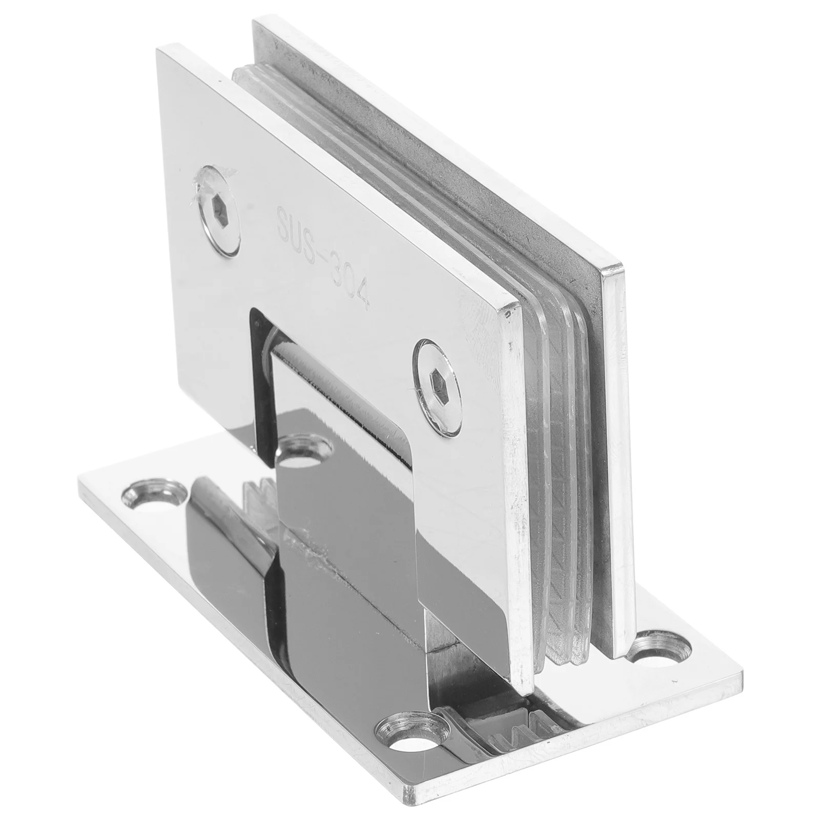 

Glass Shower Door Hinge Stainless Steel Heavy Duty Frameless Glass Door Hardware Bathroom 180 Degree Smooth Quiet