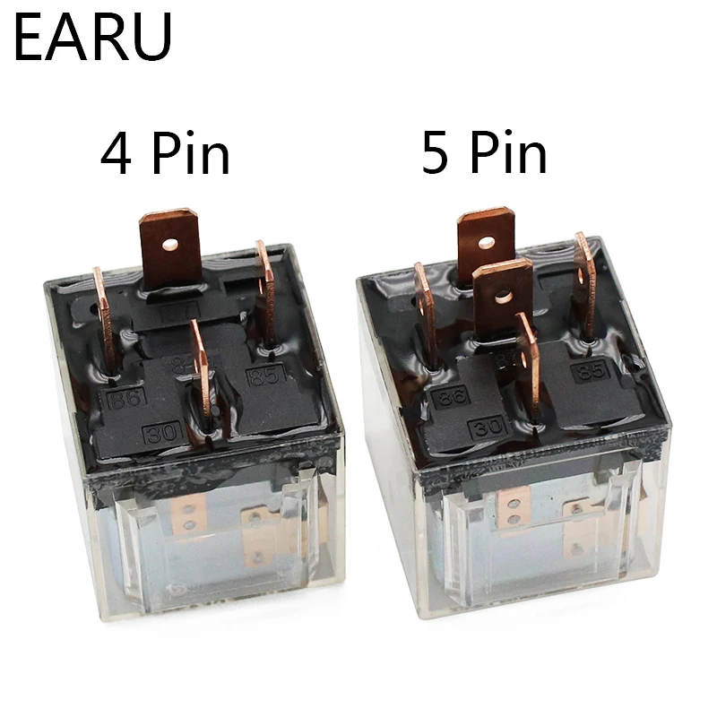 1pcs Waterproof Automotive Relay 12V 100A 5Pin SPDT Car Control Device Car Relays DC 24V High Capacity Switching