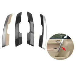 Car Interior Front Door Trim Panel Armrest Inner Handle Carbon Fiber Decorative Cover For Toyota Corolla Black Beige Silver