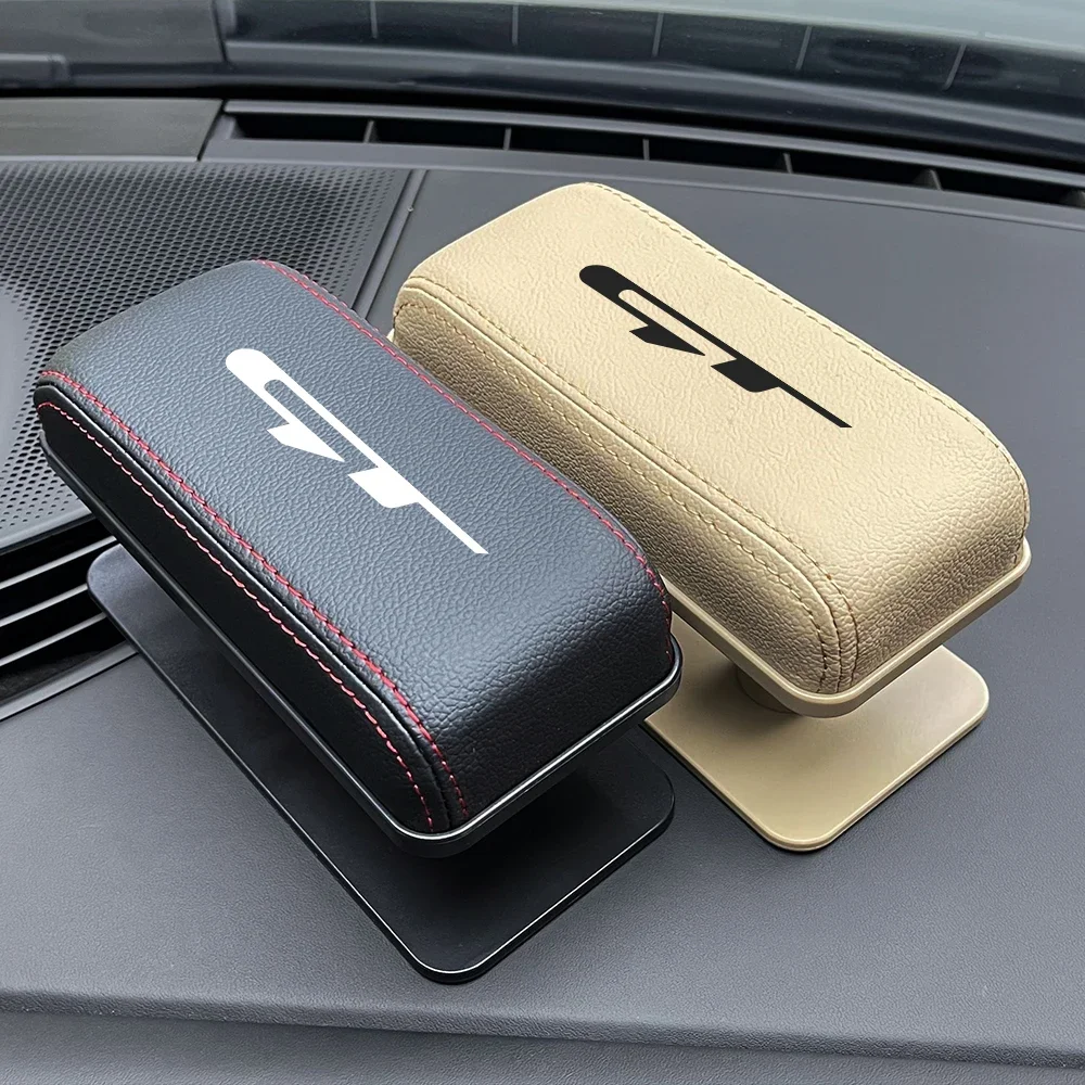 For Kia GT Line Elantra Sportage Rio Ev6 SELTOS PU Leather Car Door Ergonomic Armrests Heightening Pad Elbow Rest Support