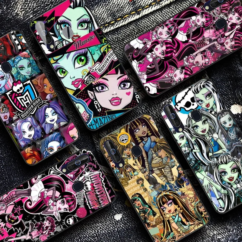 M-MonsterS Cartoon H-HighS Phone Case For Samsung A 10 11 12 13 20 21 22 30 31 32 40 51 52 53 70 71 72 73 91 13 shell