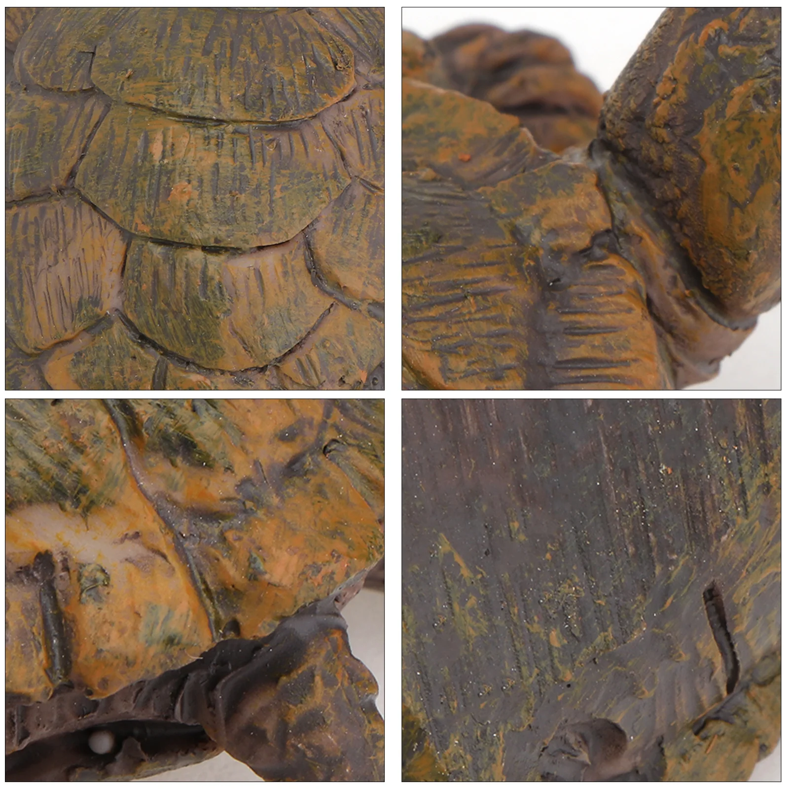 

3Pcs Micro Landscape Turtle Decoration Olive Green Resin Durable Eco-Friendly Table Decor Miniature Garden Bonsai Ornament