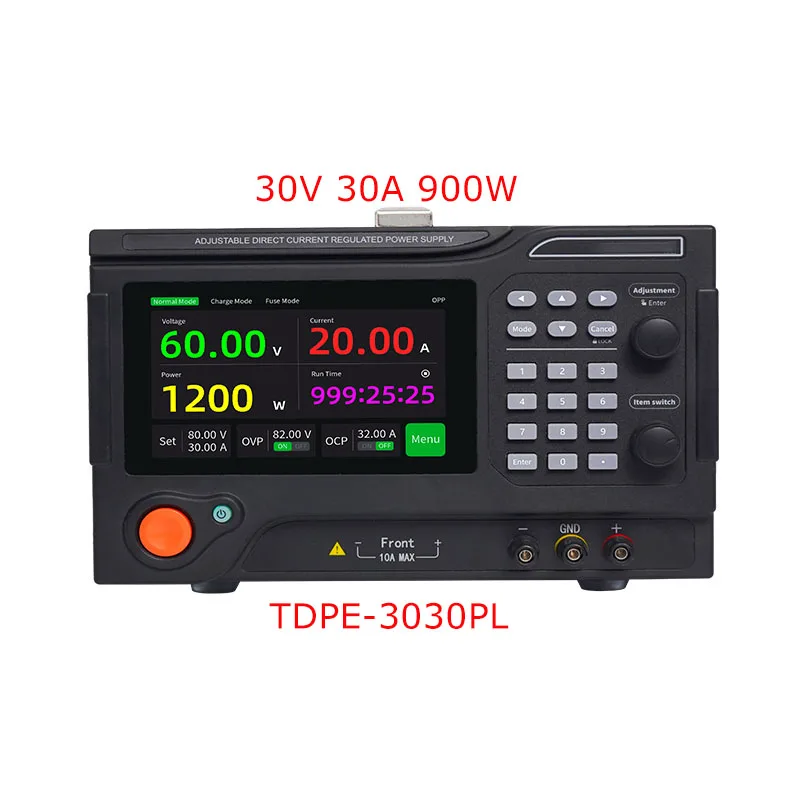 TDPE-3030PL Adjustable 30V 30A 900W Maintenance Switching Power Supply 220V Input 50Hz For Bench Lab Source Aging Test
