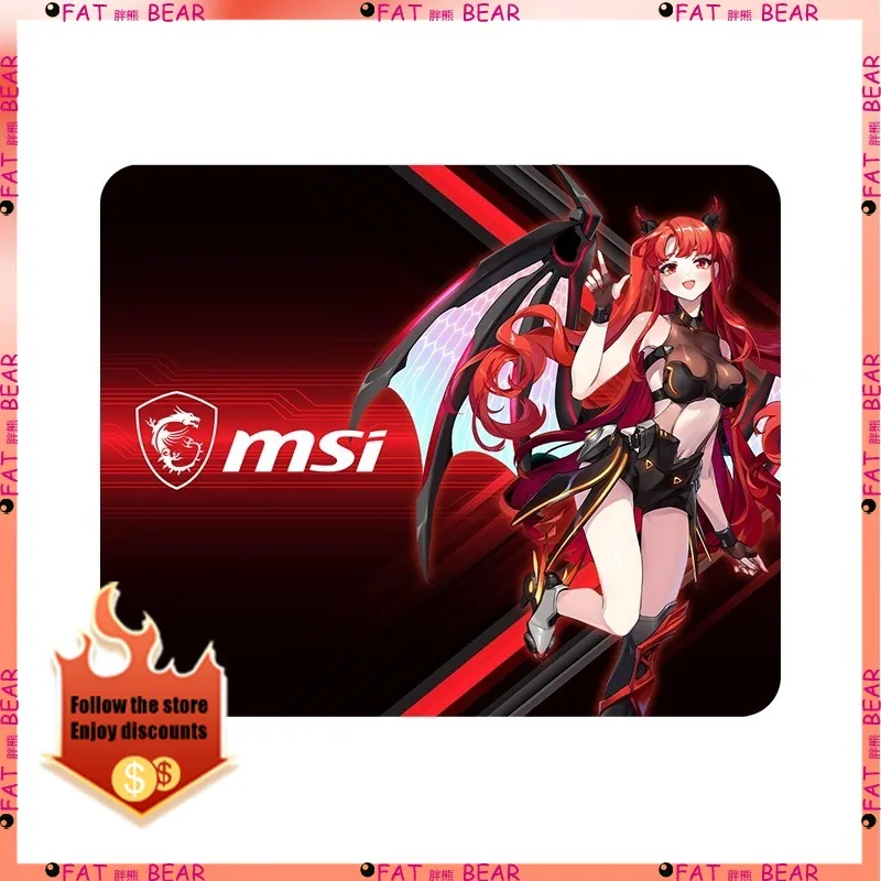 

MSI Magic Dragon Princess Mouse Pad PC Gaming Mouse Logo Pad