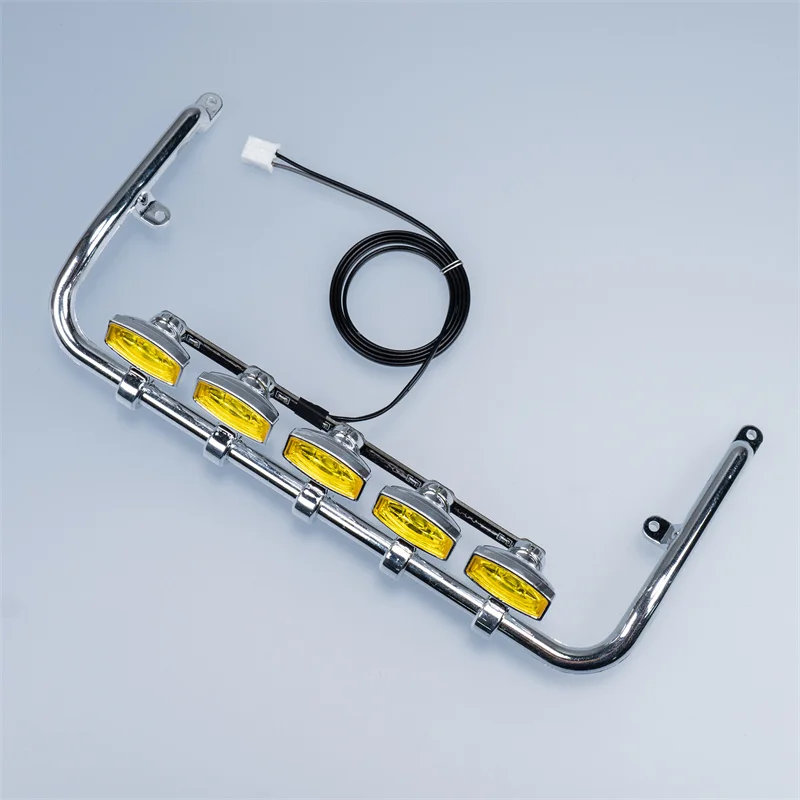 

Фара-прожектор для крыши, передний прожектор для радиоуправляемых моделей 1/14 Tamiya: самосвалов, прицепов-самосвалов, а также для грузовиков SCANIA 770S, VOLVO, BENZ, MAN TGX. Автоаксессуары.