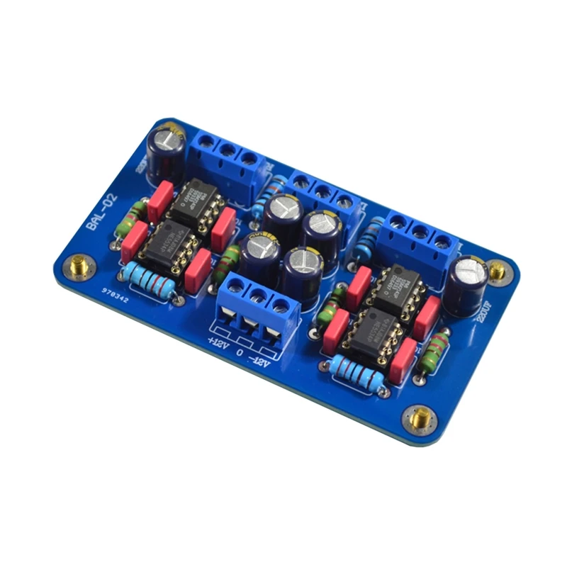 1pc Single-ended Power Amplifier Module SSM2141 Balanced to Unbalanced RCA Sound Amplifier AMP OP DropShipping