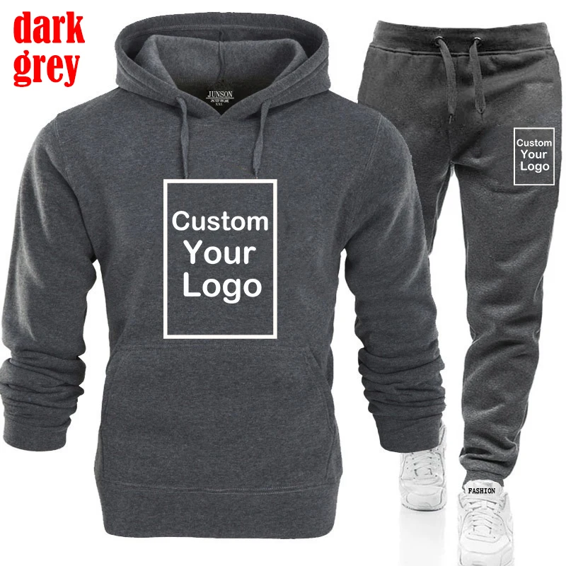 Men's New Fashion Casual Wear Suit Men's Hooded Sweater Pants Sports Suit Couple Suit