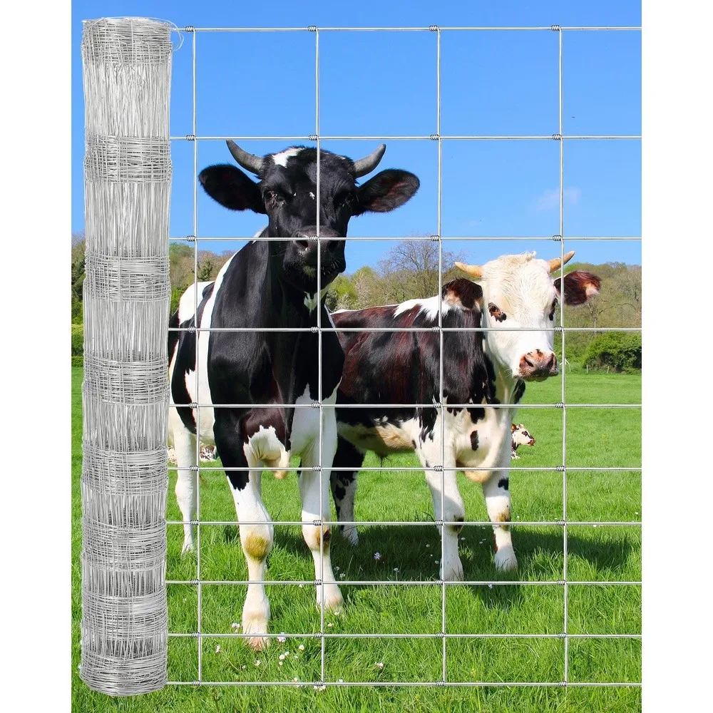 Cattle Fence 5x328FT Heavy Duty Galvanized Wire Fence & Chain Link Fence