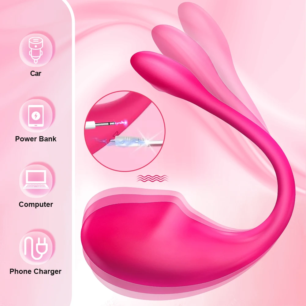 10 Speed APP Controlled Vaginal Vibrator G Spot Anal Vibrating Egg Massager Panties Wearable Stimulator Adult Sex Toys for Women view 4