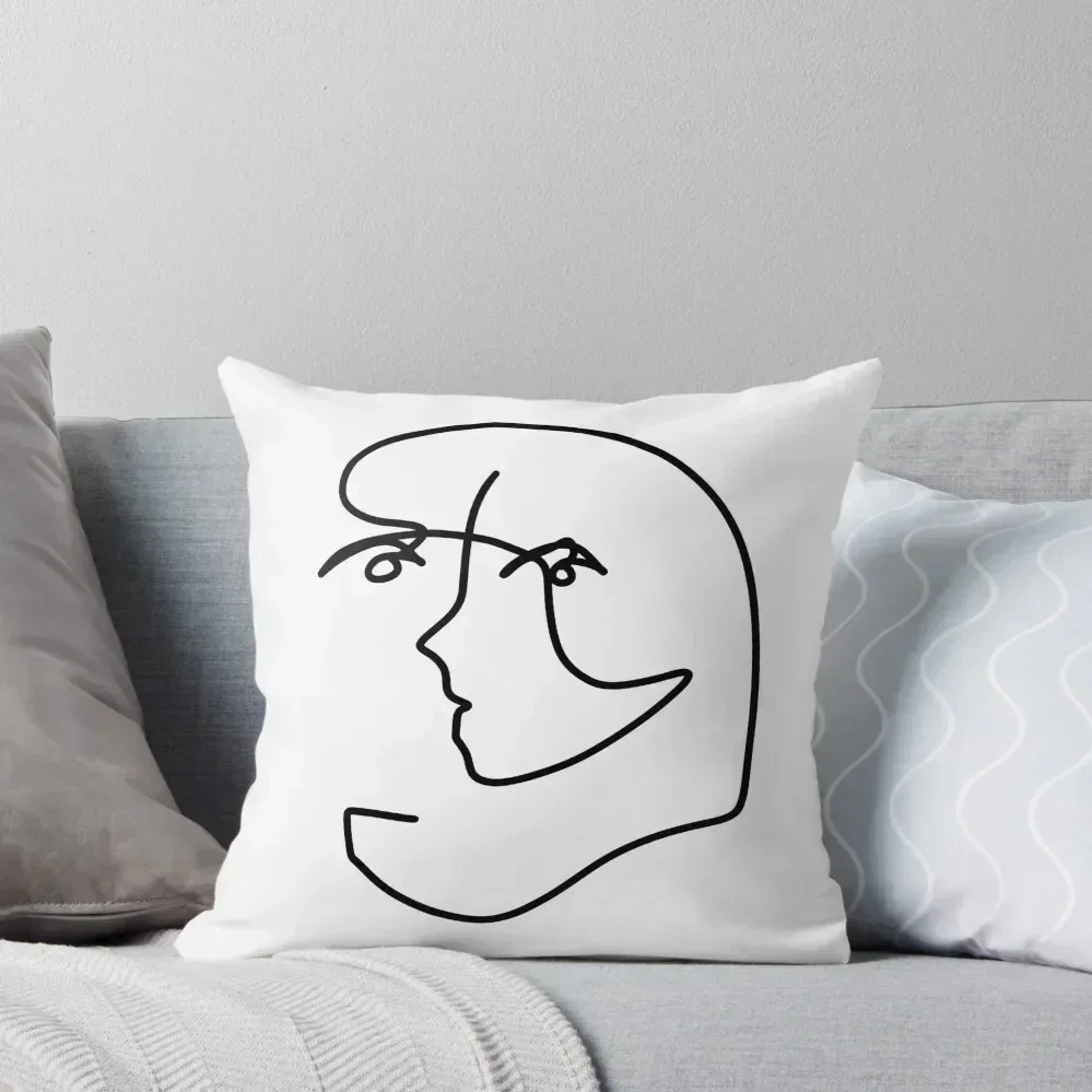 

abstract face 3 Throw Pillow Ornamental Pillow pillow cover luxury Decorative Cushions Christmas Pillowcase