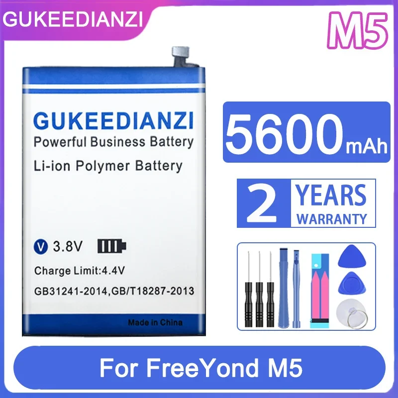 

GUKEEDIANZI Replacement Battery 5600mAh For FreeYond M5