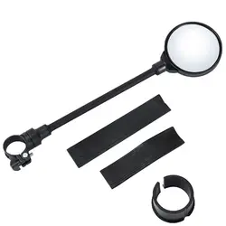 1PCS Bike Mirror Bike Handlebar Rearview Mirror Rotatable And Adjustable Wide Angle Rear View Shockproof Convex Mirror Universal