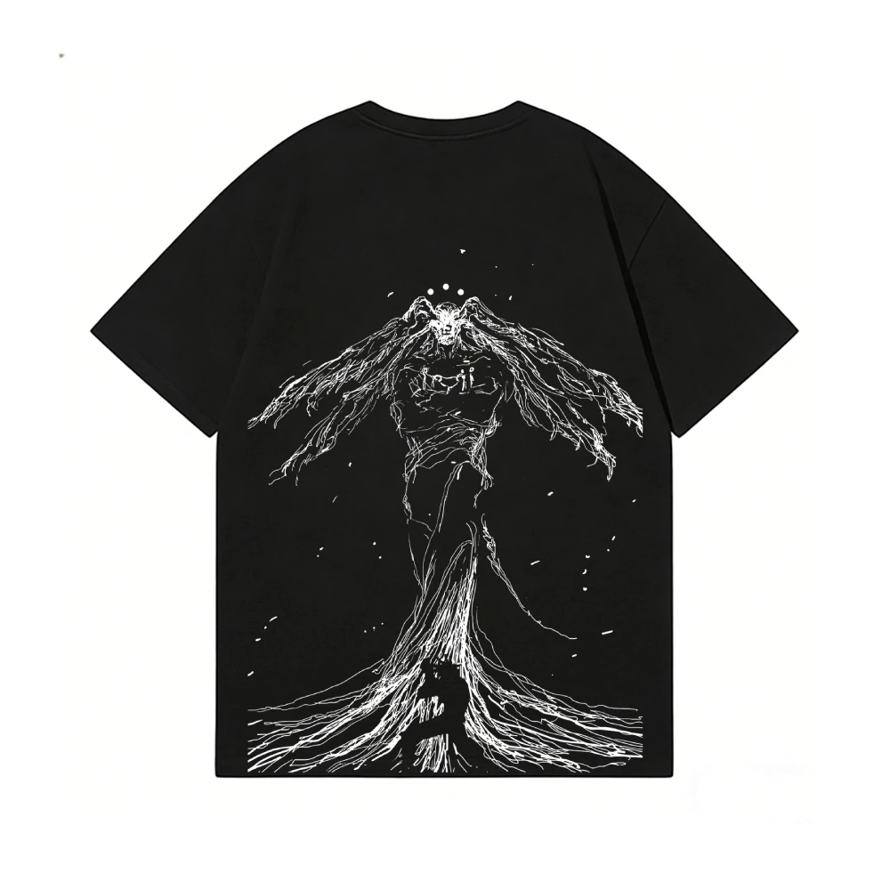 New 2026 Makora Jujutsu Kaisen Back Art Cotton Tee High-quality Streetwear T-shirts Suitable for Both Men Women Summer